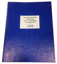 IMN Lakásszövetkezeti Társasházi Tag Tulajdonos Nyilvántartás 50 lapos gyűrűskönyv (D.7)