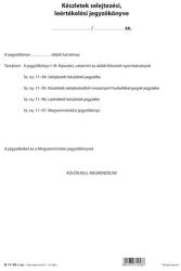Pátria Nyomtatvány Készletek selejtezési leértékelési jegyzőkönyve A/4 álló (B.11-93)