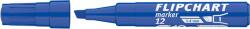 ICO Flipchart marker vízbázisú 1-4mm, vágott Artip 12 kék (9580002006)