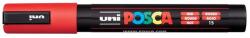 uni Dekormarker, 1, 8-2, 5 mm, UNI "Posca PC-5M", piros (TUPC5MP) - irodasziget