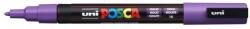 uni Dekormarker 0, 9-1, 3mm, Uni Posca PC-3M lila (2UPC3ML) - irodasziget