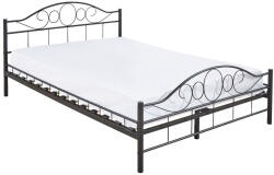Timeless Tools Mimi fém ágykeret ajándék ágyráccsal több méretben és színben-Fekete 140x200cm (HOP1000898-1)