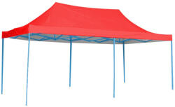 Timeless Garden Összecsukható kerti pavilon több típusban-2, 9x5, 7 méteres-piros-pavilon+hordtáska (HOP1000809-2)