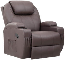 Timeless Home Masszázsfotel, barna (HOP1001729-1)