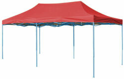 Timeless Garden Összecsukható kerti pavilon több típusban-2, 9x5, 7 méteres-piros-pavilon (HOP1000737-2)