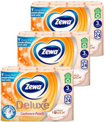 Zewa Deluxe Cashmere Peach 3 rétegű 3x24 db