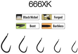 Trabucco XPS 666XK 16 Lapkás, Szakáll Nélküli Horog 25db (021-54-160)