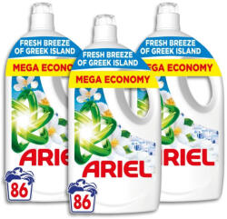 Ariel Fresh Breeze of Greek Island 3x3,87 l (258 mosás)