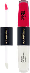Dermacol Hosszantartó kétfázisú ajakszínező és szájfény 16H Lip Colour (Extreme Long-Lasting Lipstick) 4 + 4 ml 4