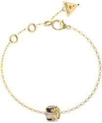 Guess Bájos aranyozott karkötő kristályokkal Fabulous Me JUBB05192JWYGBK 21 cm