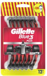 Gillette Eldobható borotvák férfiaknak Blue3 Red 12 db