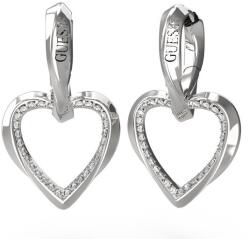 Guess Bájos acél lógó fülbevaló medálokkal Mon Amour JUBE04617JWRHT/U