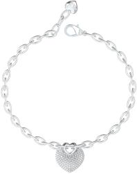 Guess Romantikus acél karkötő Crazy In Love JUBB05214JWRH 18, 5 cm