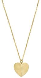 Fossil Bájos aranyozott nyaklánc Szív Harlow JF04652710