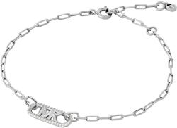 Michael Kors Divatos ezüst karkötő logóval Premium MKC1656CZ040