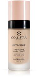 Collistar Hosszantartó smink SPF 15 Impeccabile (Long Wear Foundation) 30 ml 1N Ivory