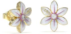 Guess Gyönyörű acél fülbevaló White Lotus JUBE04135JWYGWHT/U