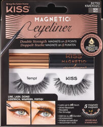 KISS Mágneses szempillák szemhéjtussal 02 Tempt (Magnetic Eyeliner & Lash Kit)