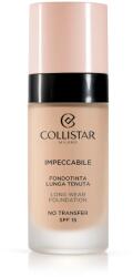 Collistar Hosszantartó smink SPF 15 Impeccabile (Long Wear Foundation) 30 ml 2R Rosy Beige