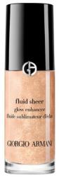 Giorgio Armani Bőrvilágosító tonizáló krém Fluid Sheer (Glow Enhancer) 18 ml 2