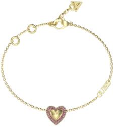 Guess Romantikus aranyozott karkötő Beloved JUBB05011JWYGPK 18, 4 cm