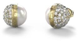 Guess Varázslatos aranyozott fülbevaló cirkónium kövekkel Calypso JUBE04458JWYGT/U