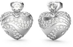 Guess Romantikus acél fülbevaló cirkónium kövekkel In My Heart JUBE04499JWRHT/U