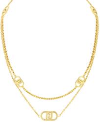 Liu Jo Divatos aranyozott nyaklánc kristályokkal LJ2907