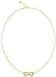 Guess Dupla aranyozott nyaklánc szívekkel Guess Amore JUBN05049JWYGT/U