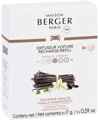 Maison Berger Paris Autóillatosító diffúzor utántöltő Vanilla Magnificence (Car Diffuser Recharge/Refill) 2 db
