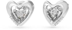 Guess Gyönyörű acél fülbevaló Szívek Beloved JUBE05024JWRHT/U