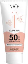 Naïf Fényvédő krém gyerekeknek és csecsemőknek SPF 50 Baby & Kids (Mineral Sunscreen) 100 ml