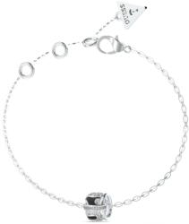 Guess Divatos acél karkötő kristályokkal Fabulous Me JUBB05192JWRHBK 18, 5 cm
