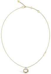 Guess Aranyozott nyaklánc kristállyal Oh My G JUBN04518JWYGT/U