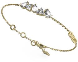 Guess Elegáns aranyozott karkötő cirkónium kövekkel Wonderlights JUBB0440405JWYG 21 cm