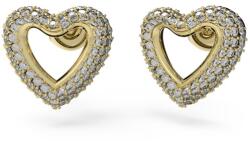 Guess Aranyozott szív fülbevaló kristályokkal Beloved JUBE05028JWYGT/U