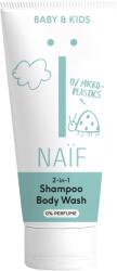 NAÏF Mosakodógél és sampon 2 az 1-ben gyermekeknek és csecsemőknek (2v1 Shampoo and Body Wash) 200 ml