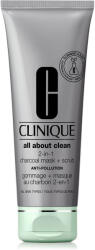 Clinique Detox bőrradír maszk All About Clean (2-in-1 Charcoal Mask + Scrub) 100 ml