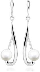 Silver Cat Ezüst fülbevaló igazgyöngyökkel SC612