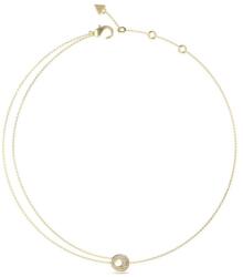Guess Elegáns aranyozott nyaklánc Blooming Summer JUBN05223JWYGT/U