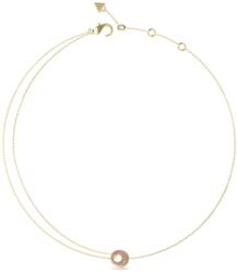 Guess Stílusos aranyozott nyaklánc Blooming Summer JUBN05226JWYGPKT/U