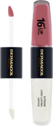 Dermacol Hosszantartó kétfázisú ajakszínező és szájfény 16H Lip Colour (Extreme Long-Lasting Lipstick) 4 + 4 ml 33