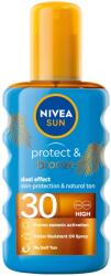 Nivea Sun barnulást elősegítő napolaj spray SPF 30 (Protect & Bronze Oil) 200 ml
