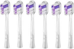 Laifen Cserefej fogkeféhez Head Glossy White Střední 6 db