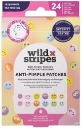 Wild Stripes Hidrokolloid akné elleni tapaszok teafaolajjal Smile Prevent (Anti-Pimple Patches) 24 db