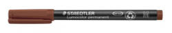 STAEDTLER Alkoholos marker, OHP, 1 mm, 'Lumocolor 317 M', barna (TS3177) (TS3177)