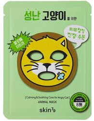 skin79 Nyugtató szövetmaszk szett Animal Mask (Calming & Soothing Care for Angry Cat) 10 x 23 g