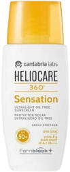 Heliocare Fluid fényvédő krém 360° Sensation (Ultralight Oil Free Sunscreen) 50 ml