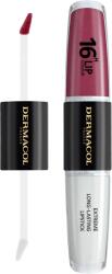 Dermacol Hosszantartó kétfázisú ajakszínező és szájfény 16H Lip Colour (Extreme Long-Lasting Lipstick) 4 + 4 ml 22