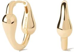 PDPAOLA Stílusos aranyozott fülbevaló Cycle Hoops Essentials AR01-C83-U